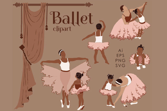 Abstract Ballerina Clipart