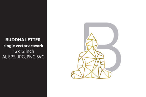BUDDHA, Letter B Graphics for Editorial and Web Design