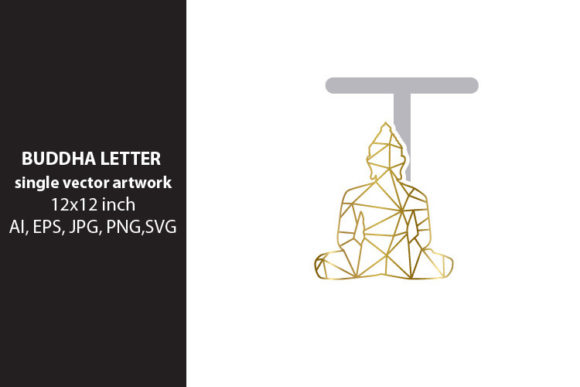 BUDDHA, Letter T Graphics for Branding and Marketing