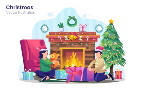 Christmas Graphic for Festive Branding