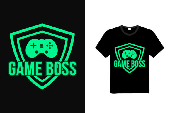 Game Boss Graphics for Web Elements and Handmade Creations
