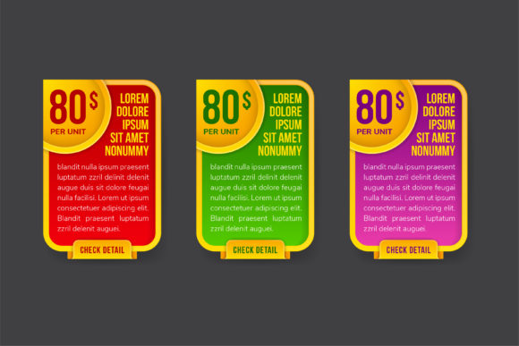 Web Element Banner for Information Price Review
